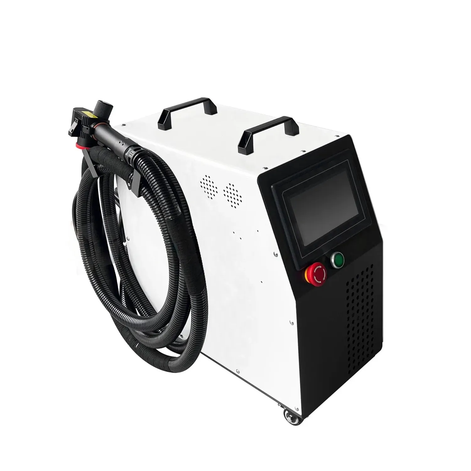 Industrial Small Portable Metal Paint Oil Rust Remover Cleaner 300W 500W Handheld Pulse Continuous Laser Cleaning Stripping Removing Gun Removal Machine Price