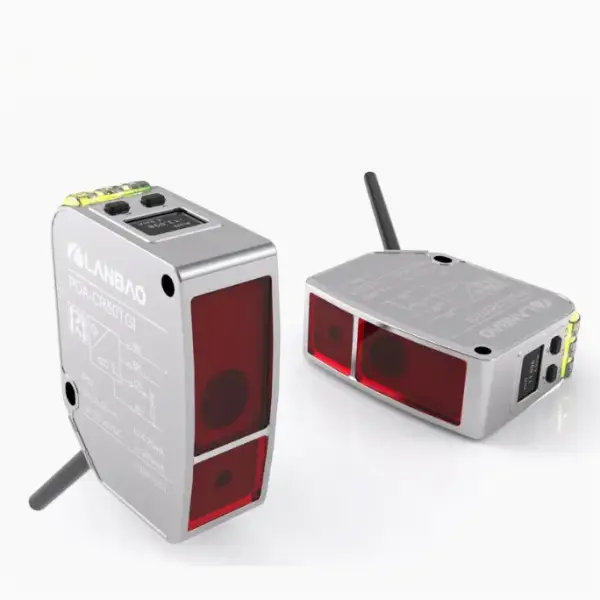 Lanbao Metal Laser Displacement 50mm Analog 4-20mA Digital Display Sensor CE