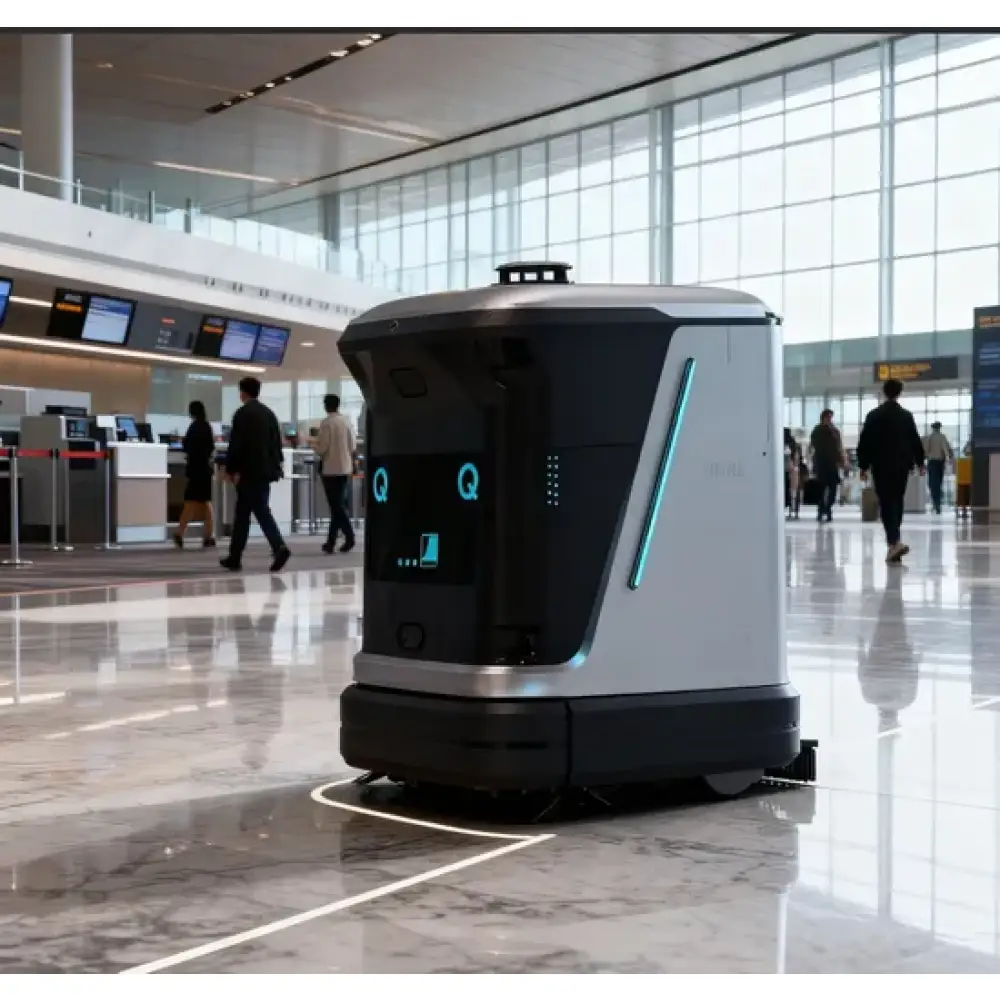 Small Vacuum Commercial Cleaning Robot for Industrial Warehouses Commercial Robot for Floor Cleaning in Warehouses
