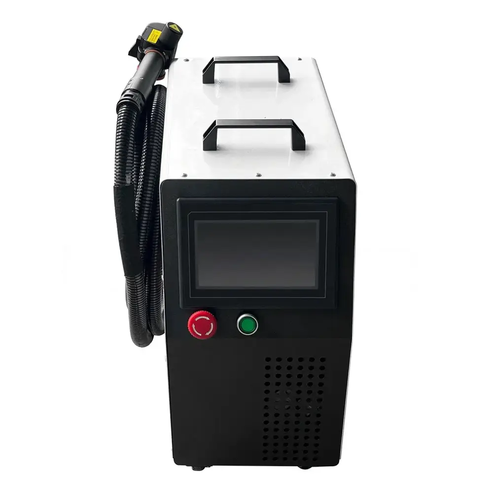 Industrial Small Portable Metal Paint Oil Rust Remover Cleaner 300W 500W Handheld Pulse Continuous Laser Cleaning Stripping Removing Gun Removal Machine Price