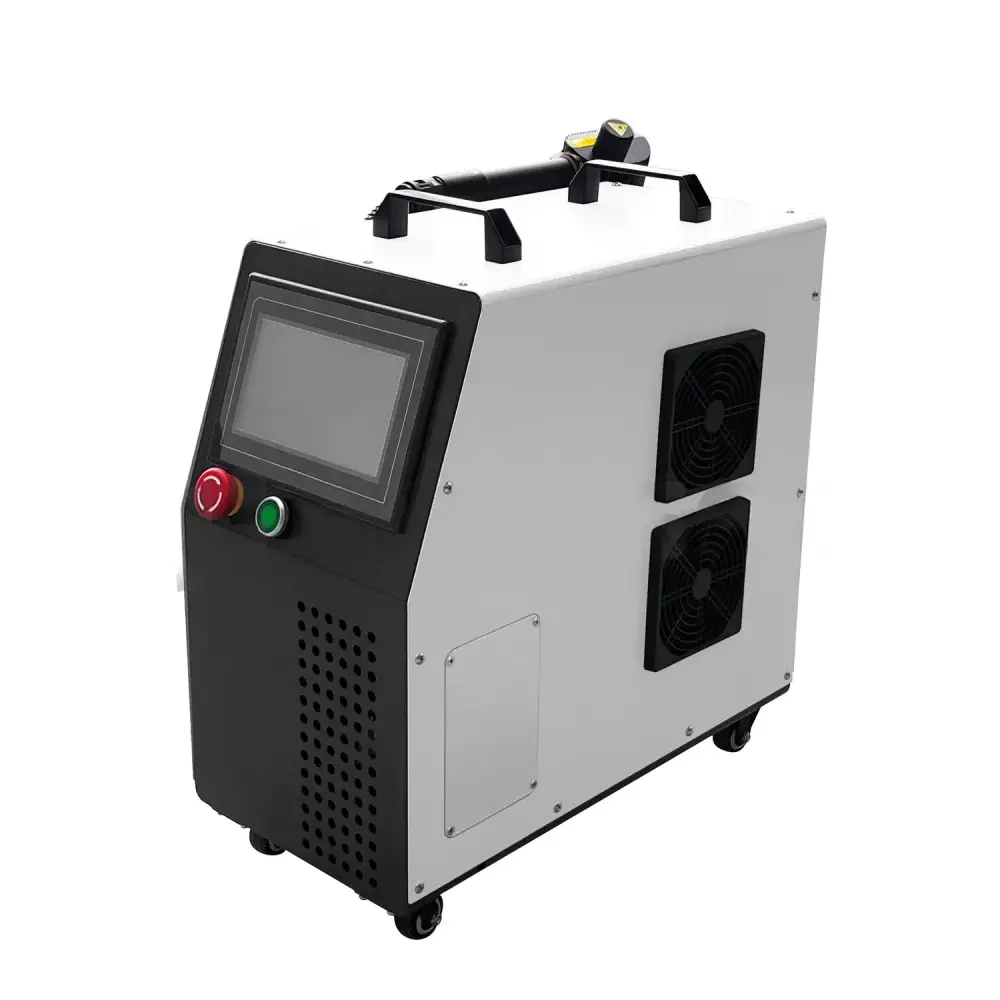 Industrial Small Portable Metal Paint Oil Rust Remover Cleaner 300W 500W Handheld Pulse Continuous Laser Cleaning Stripping Removing Gun Removal Machine Price