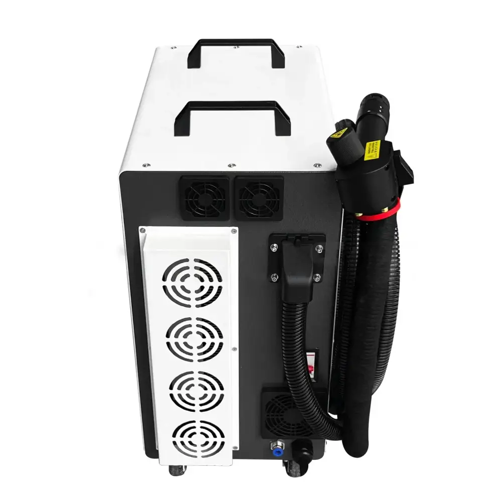 Industrial Small Portable Metal Paint Oil Rust Remover Cleaner 300W 500W Handheld Pulse Continuous Laser Cleaning Stripping Removing Gun Removal Machine Price
