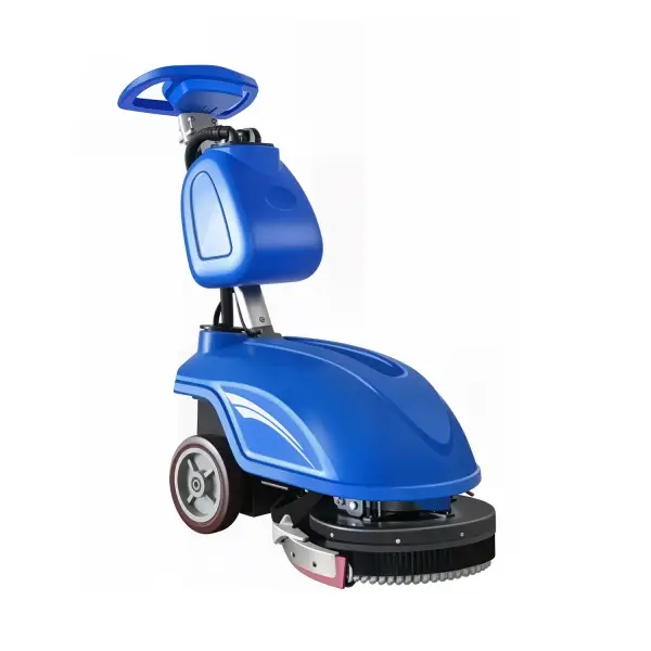 Hot Sale Small-Scale Wireless Battery-Powered Industrial Floor Cleaning Machine Hotels Restaurants and Home Use Floor Scrubber